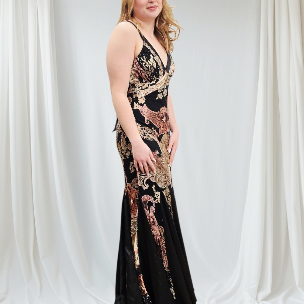Sue Wong Silk Evening Gown - Picture 3 of 4